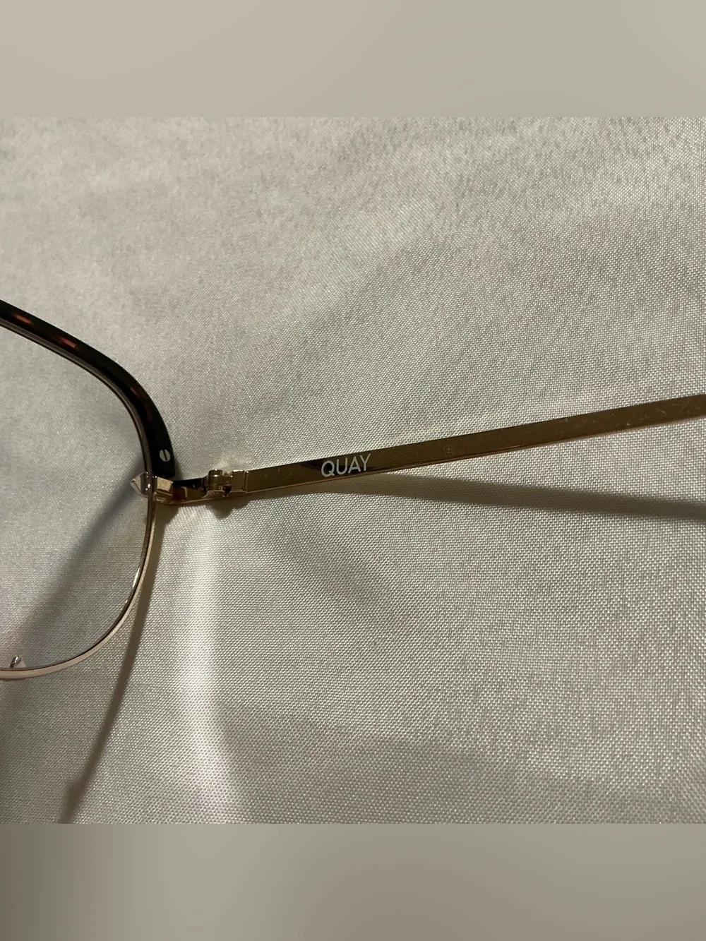 QUAY Australia | High Key Mini Remixed 60mm Aviator Blue Light Glasses